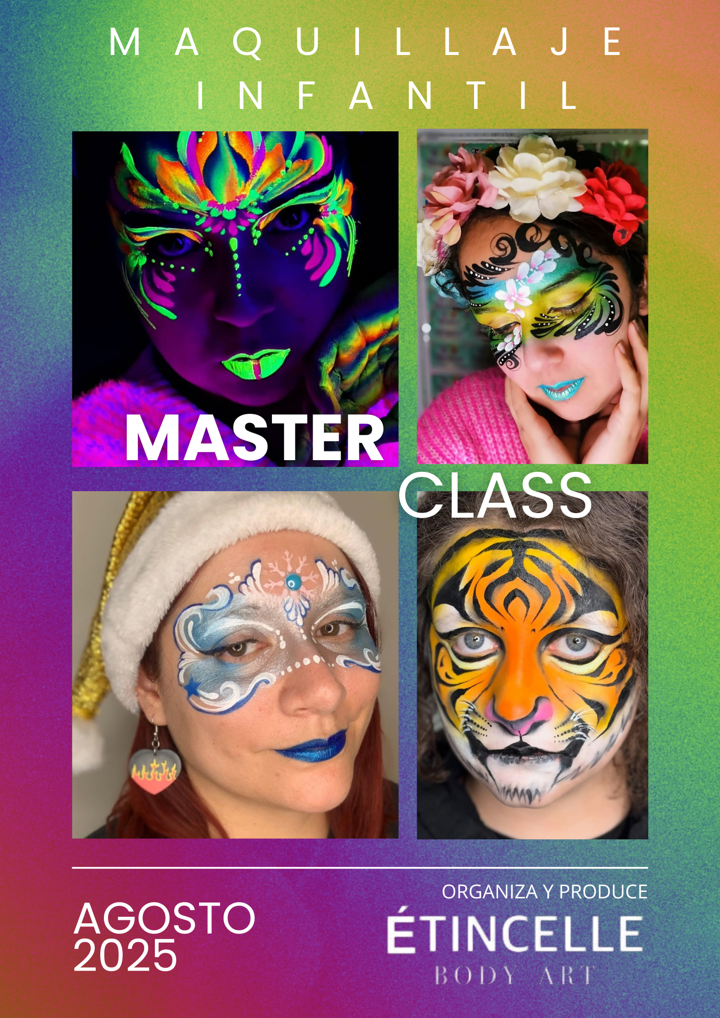 MASTER CLASS MAQUILLAJE INFANTIL - AGOSTO 2025