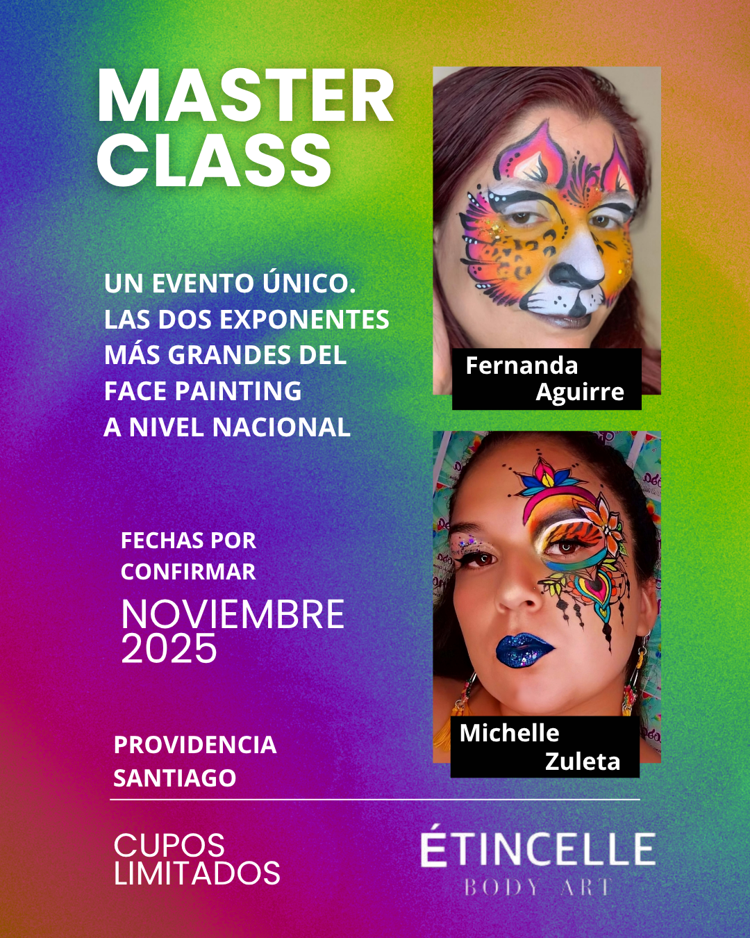 MASTER CLASS MAQUILLAJE INFANTIL - NOVIEMBRE 2025
