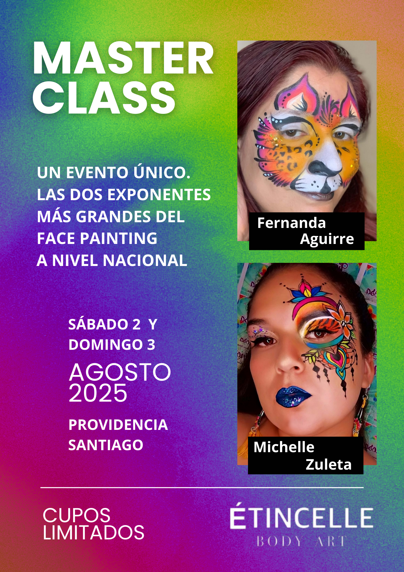 MASTER CLASS MAQUILLAJE INFANTIL - AGOSTO 2025