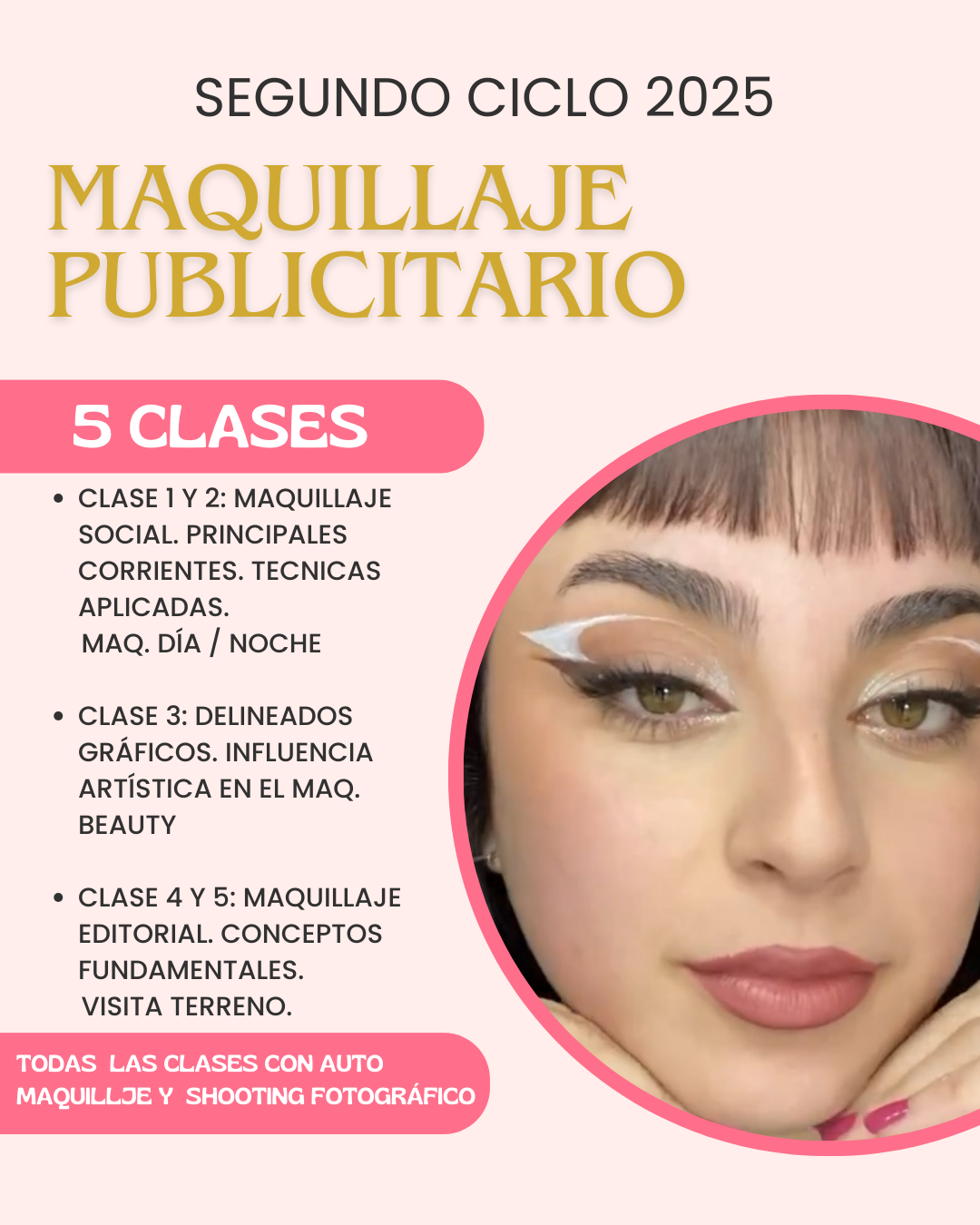 CURSO ANUAL DE MAQUILLAJE ARTISTICO - 20% DE DESCUENTO