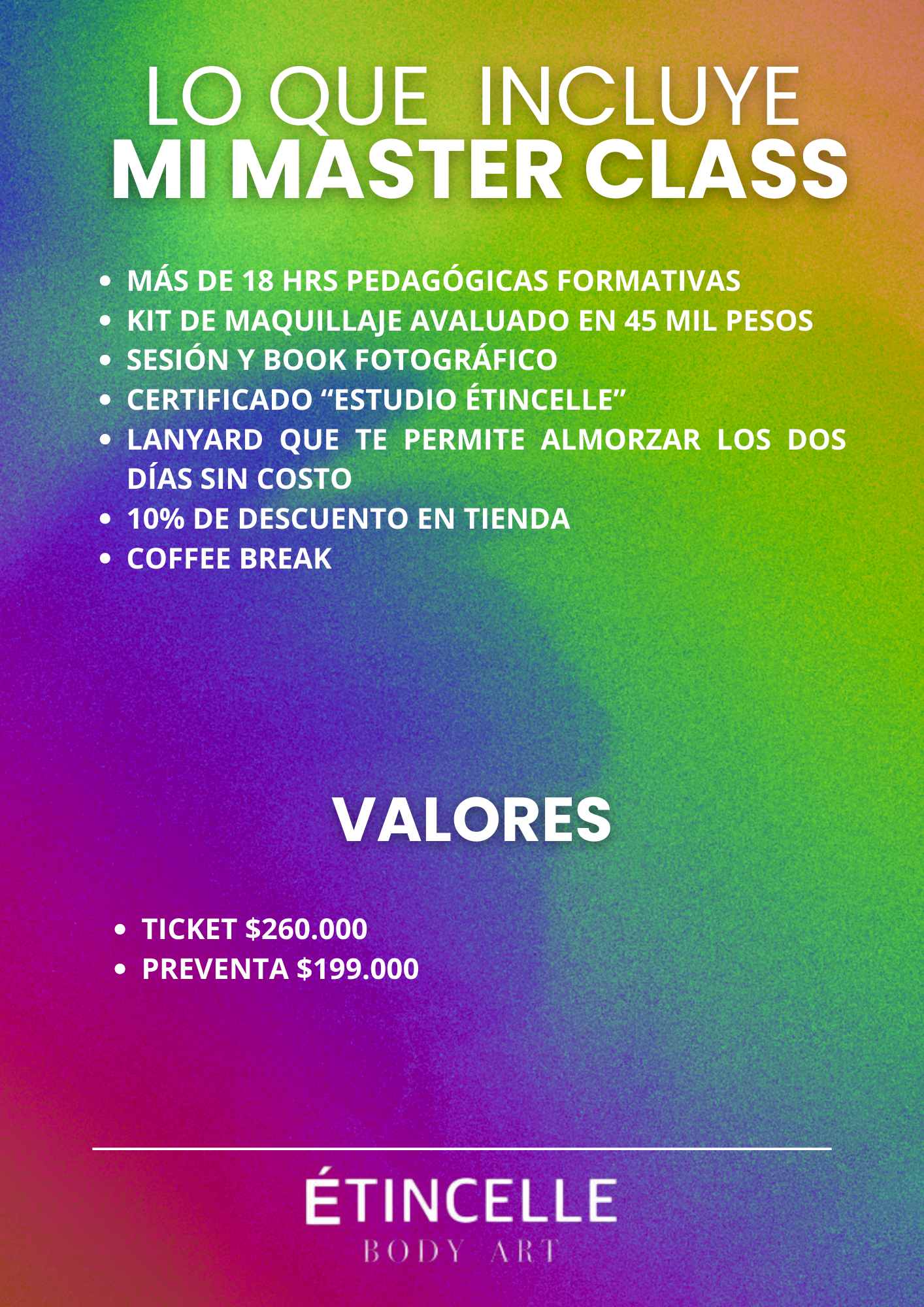 MASTER CLASS MAQUILLAJE INFANTIL - AGOSTO 2025
