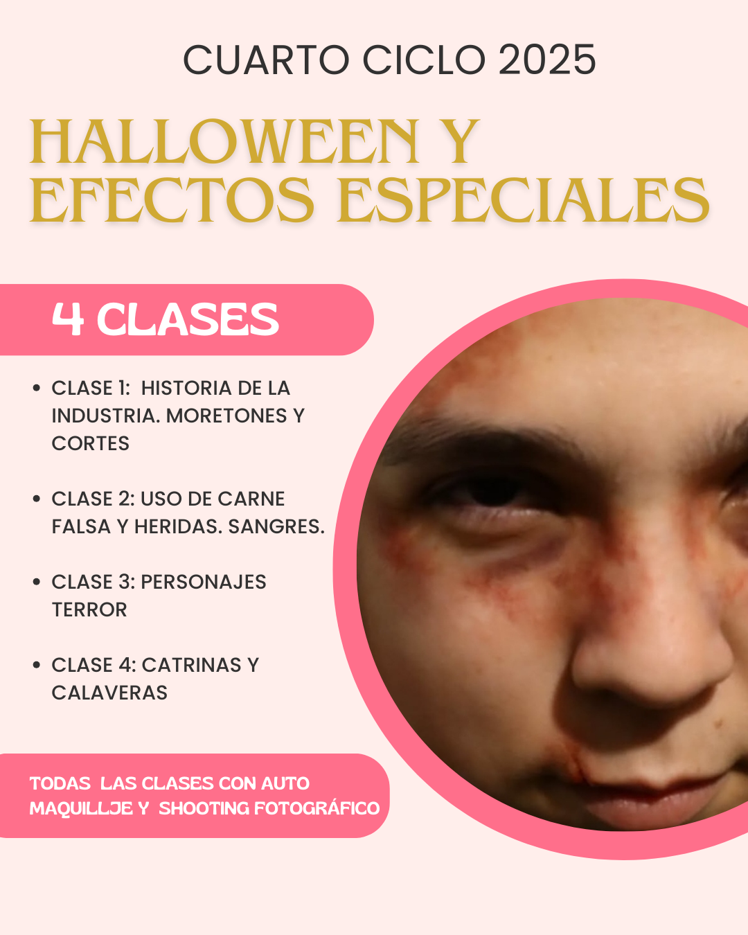 CURSO ANUAL DE MAQUILLAJE ARTISTICO - 20% DE DESCUENTO