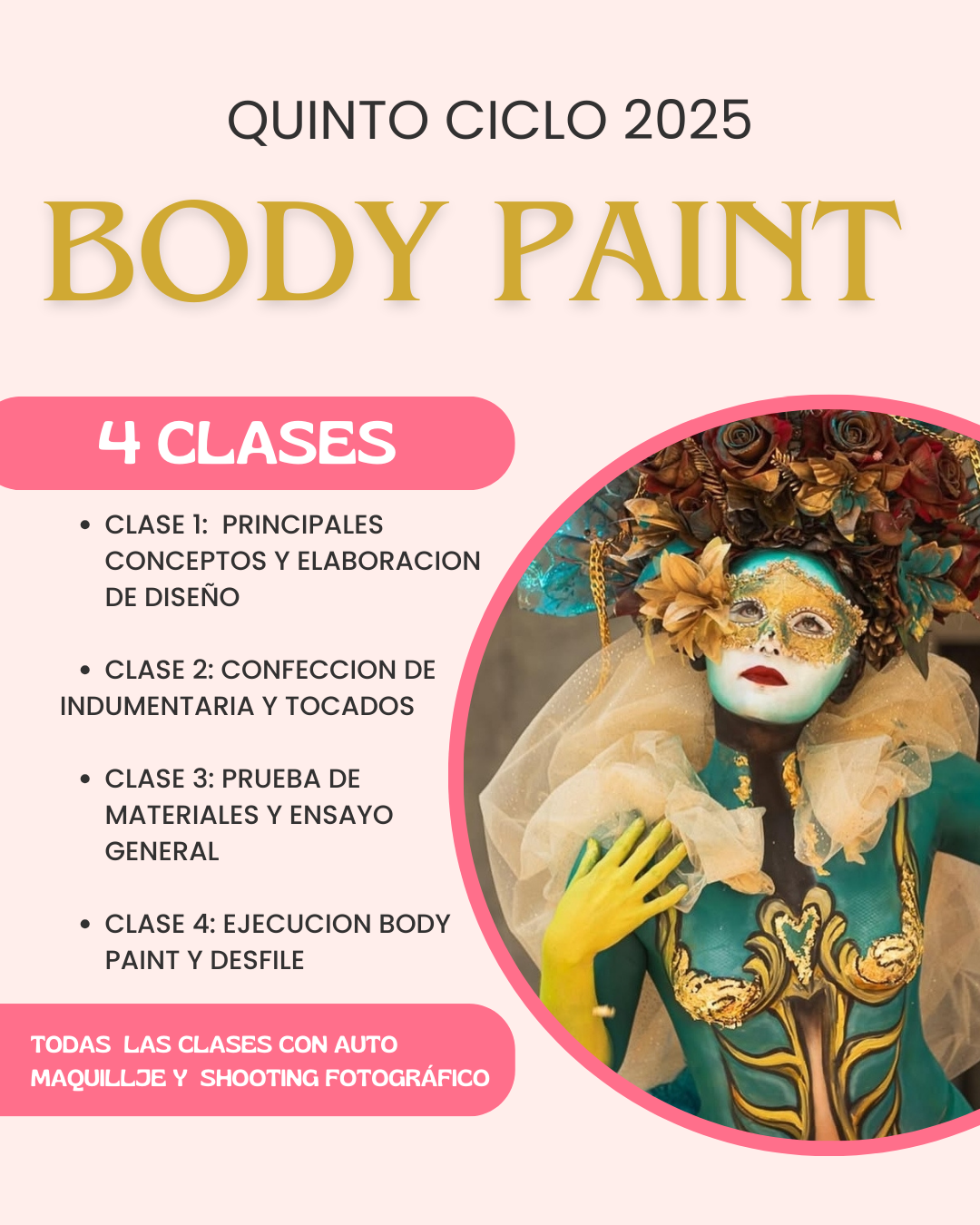 CURSO ANUAL DE MAQUILLAJE ARTISTICO - 20% DE DESCUENTO