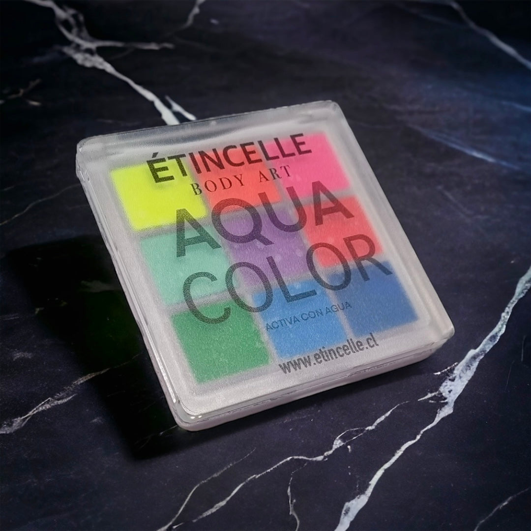 Paleta FLÚOR AQUA Travel size (9 colores) 20 CC