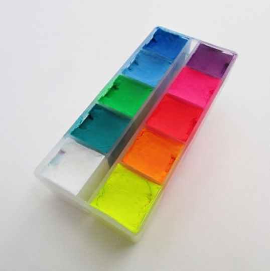 Paleta XL FLÚOR UV 10 colores