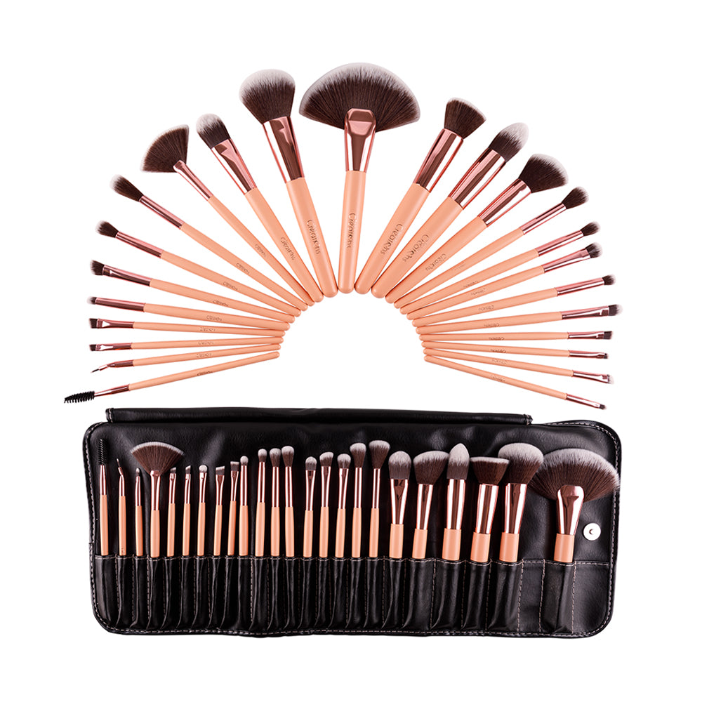 SET Brochas Profesionales 24 pzs LUXE - BEAUTY CREATIONS – Etincelle  Maquillaje Artístico Profesional