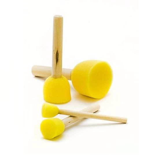 Set esponjas mango madera (5 pcs)