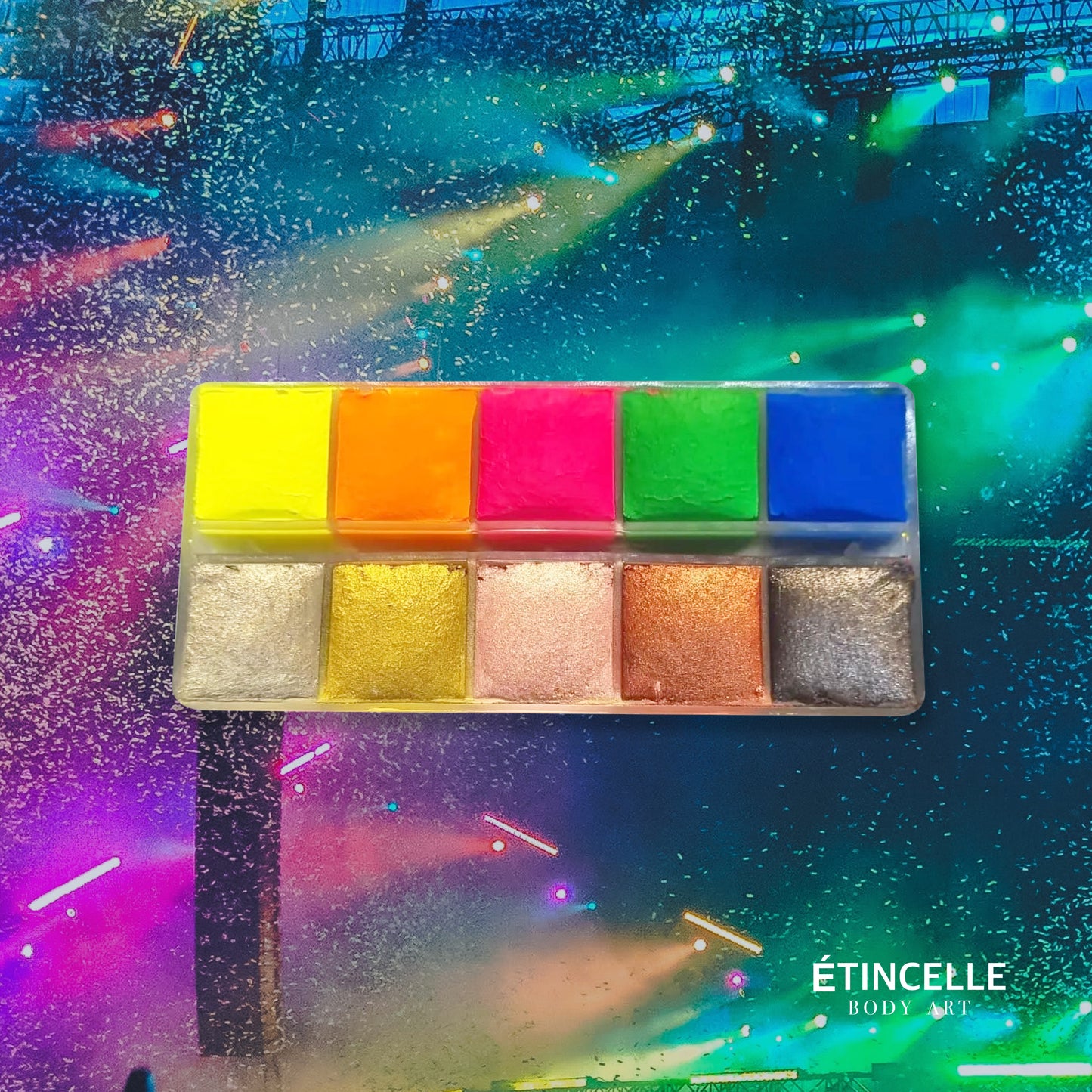 Paleta AQUA GLOW PARTY 10 colores