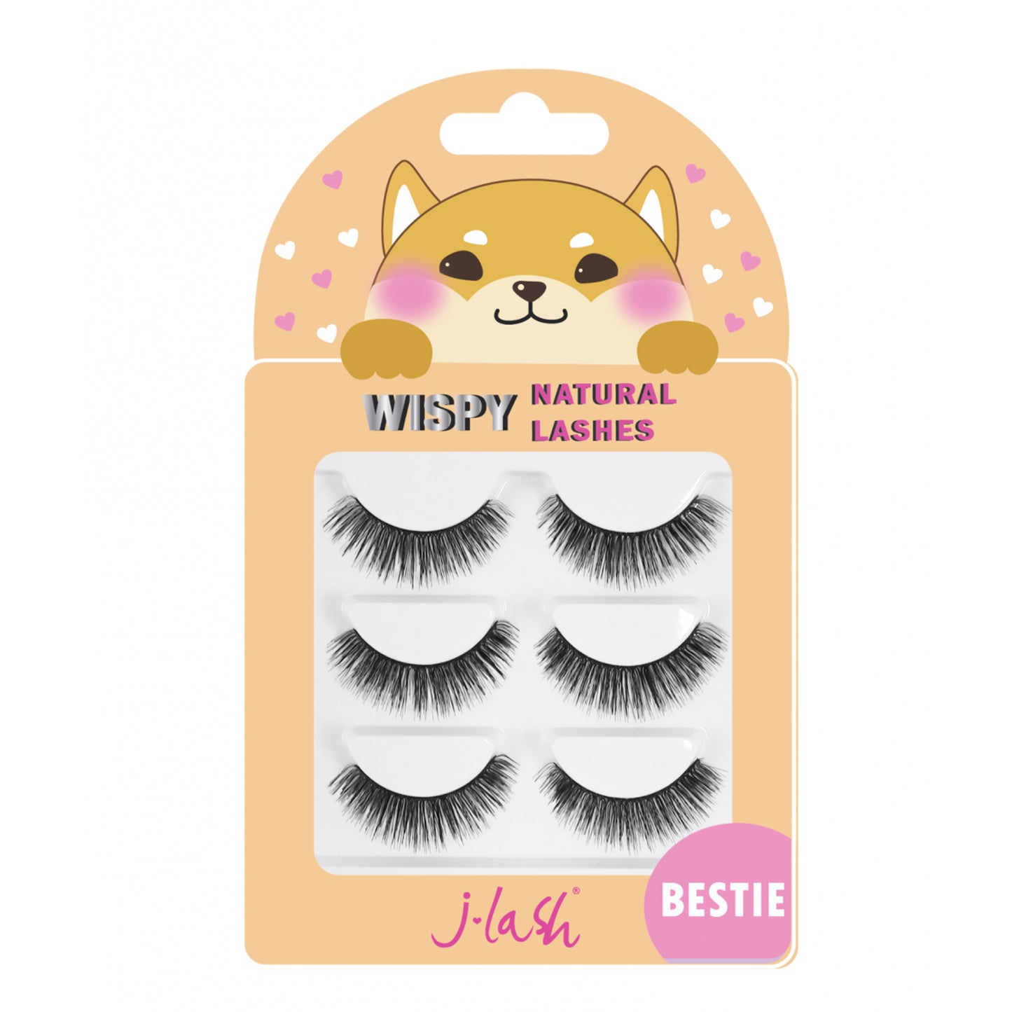 SET 3xJLASH Pestañas Acabado Natural (Faux Mink -4 versiones)