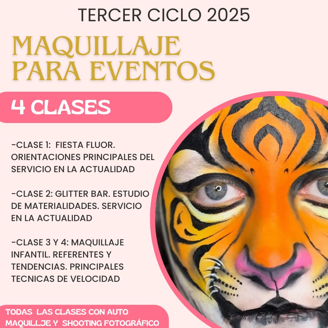 2026 CURSO ANUAL DE MAQUILLAJE ARTISTICO - INSCRIPCIONES ABIERTAS