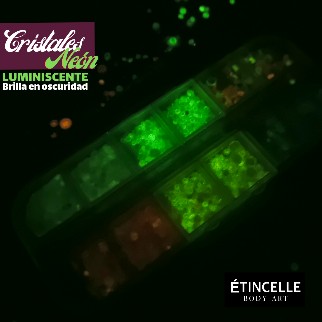 SET NEÓN Cristales DIAMANTE (necesita pegamento)