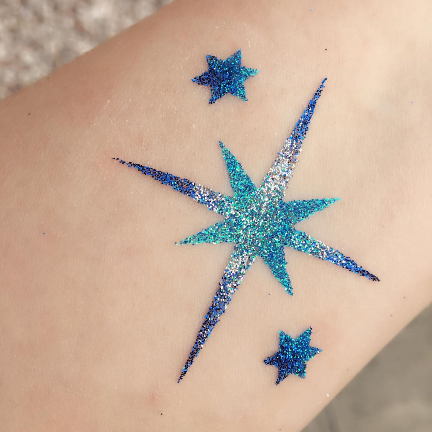 GLITTER TATTOO SET