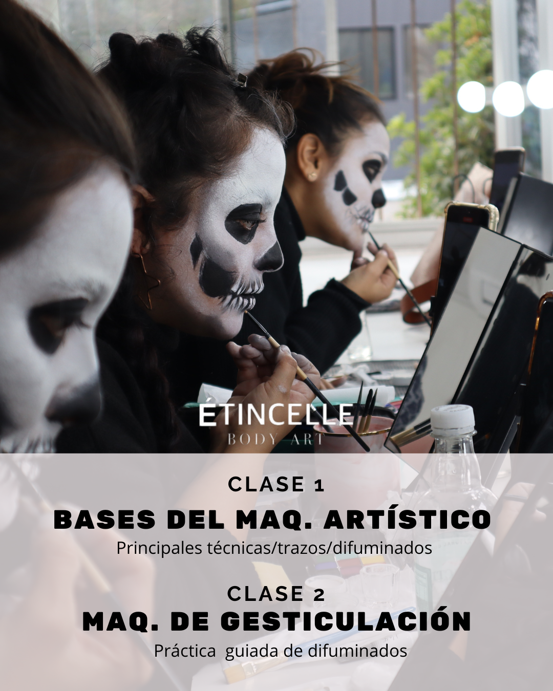 CICLO TÉCNICO DE MAQUILLAJE AL AGUA DESDE CERO