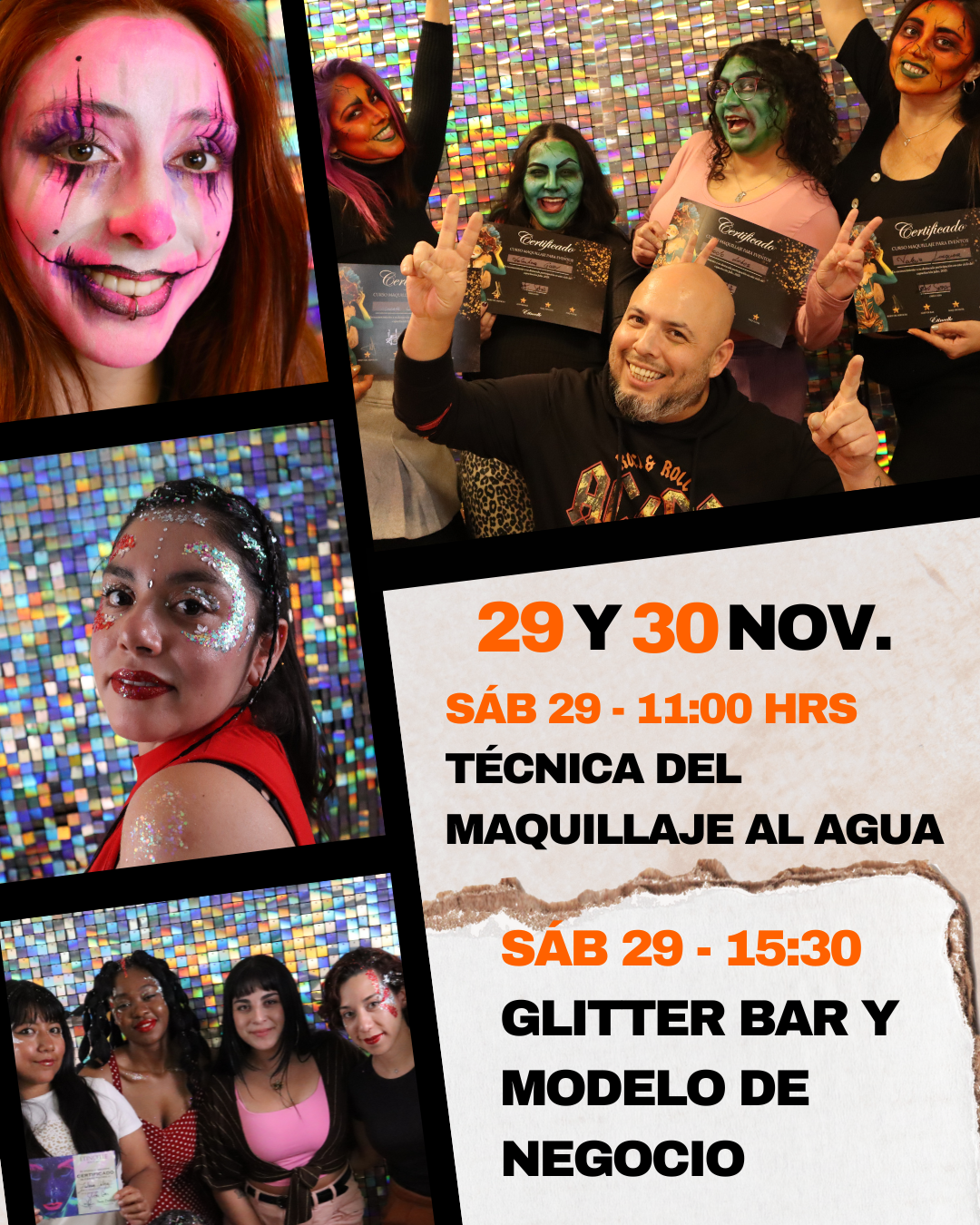 MASTER CLASS MAQ. PARA EVENTOS - 29 Y 30 NOVIEMBRE 2026 - PRESENCIAL Y ONLINE