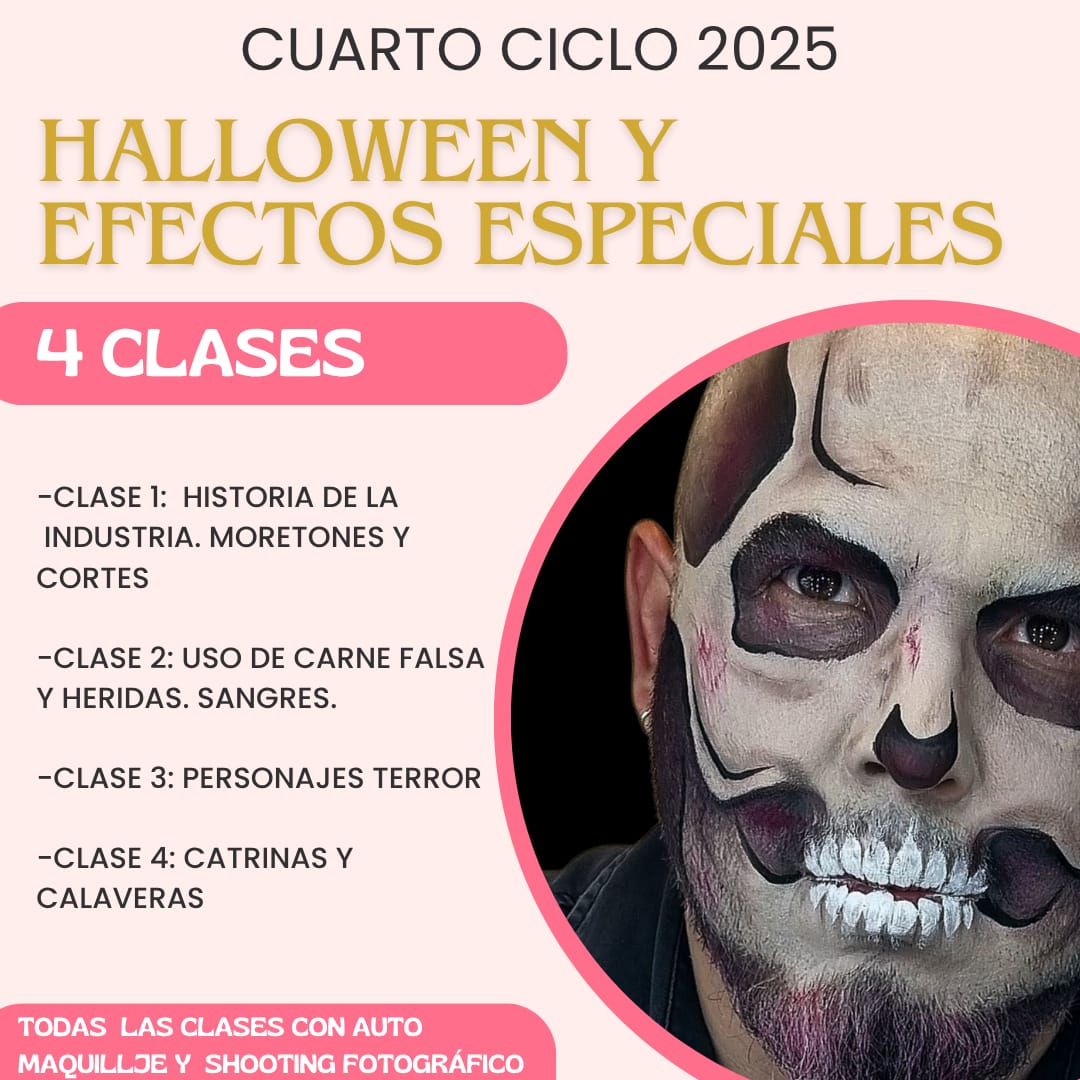 2026 CURSO ANUAL DE MAQUILLAJE ARTISTICO - INSCRIPCIONES ABIERTAS